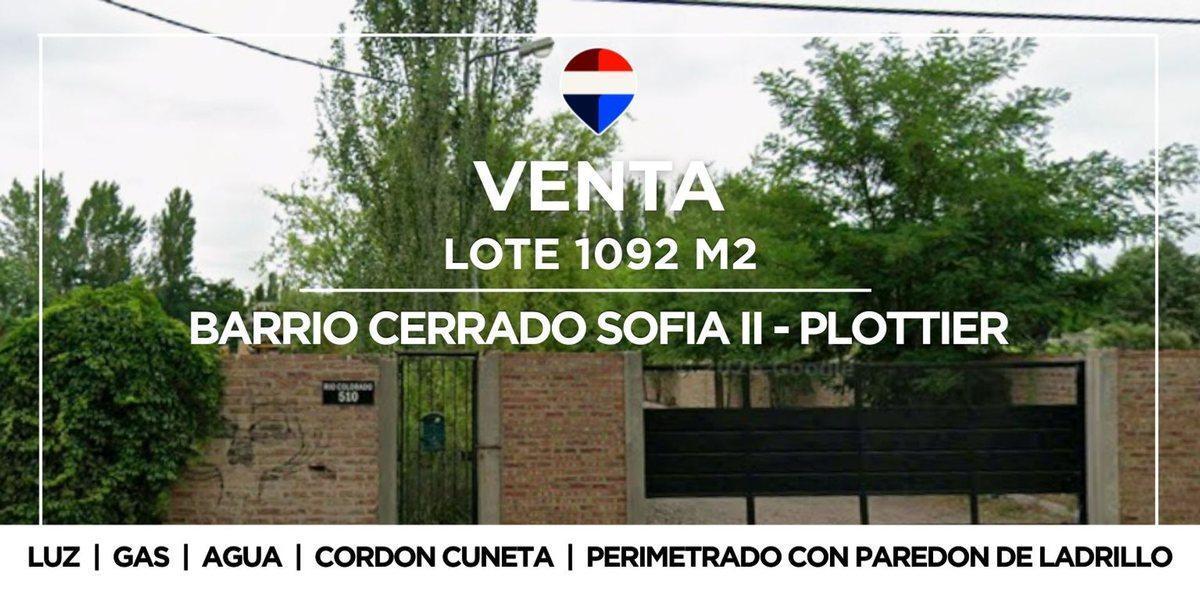 Foto de VENTA LOTE B° CERRADO SOFIA II, PLOTTIER., imagen 2