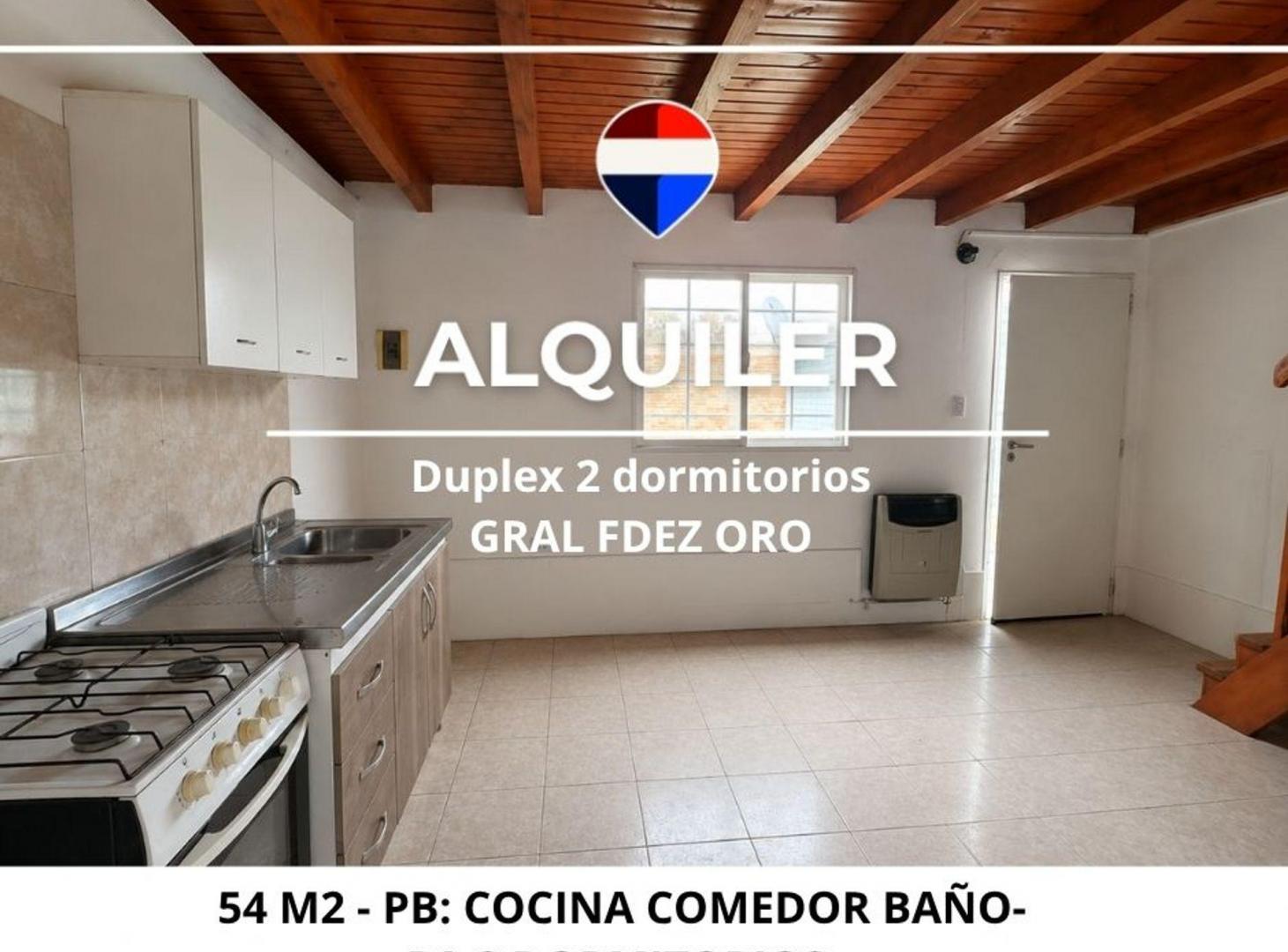 Foto de ALQUILER DUPLEX 2 DORMITORIOS FDEZ ORO, imagen 2