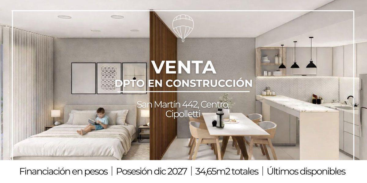 Foto de VENTA DEPARTAMENTO MONOAMBIENTE CIPOLLETTI, imagen 2