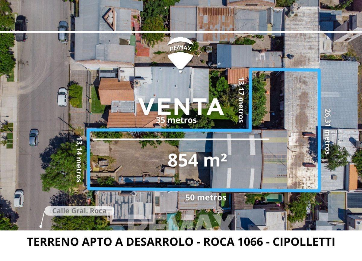 Foto de VENTA TERRENO APTO DESARROLLO C/GALPON CIPOLLETTI, imagen 3