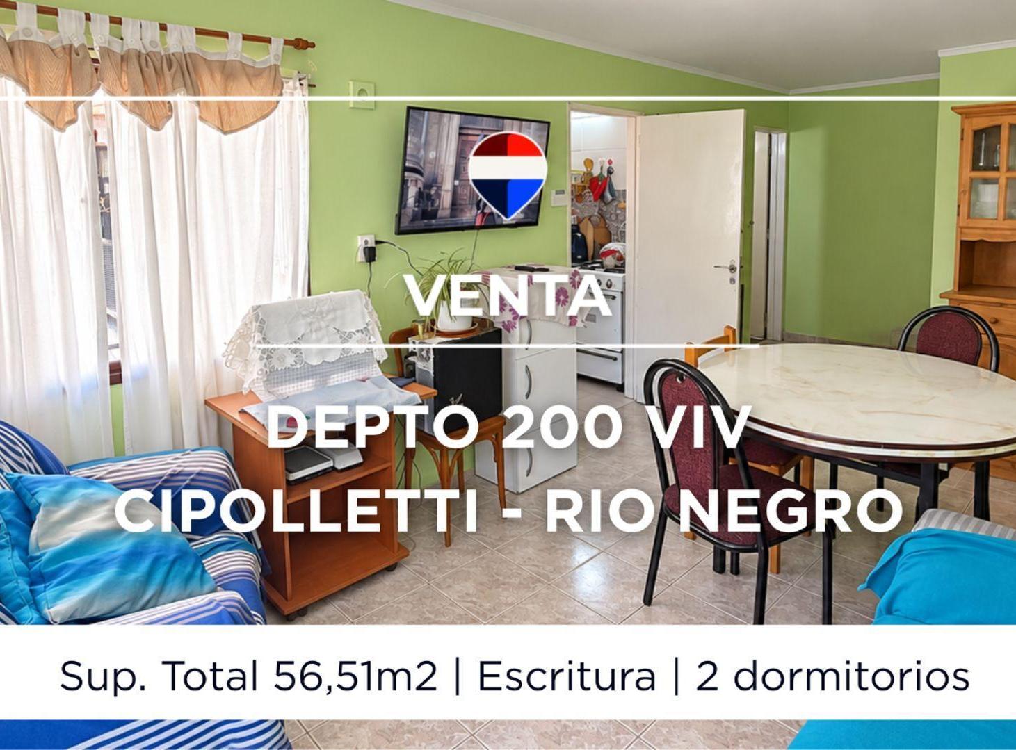 Foto de VENTA DPTO 200 VIV CIPOLLETTI, imagen 1
