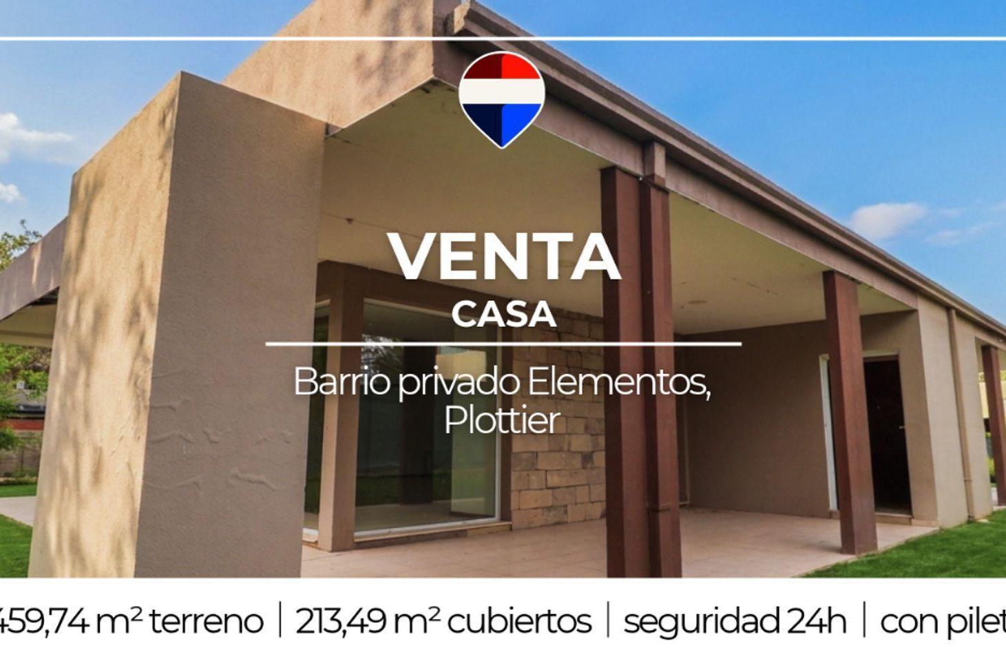 Foto de VENTA CASA BARRIO PRIVADO ELEMENTOS PLOTTIER, imagen 1