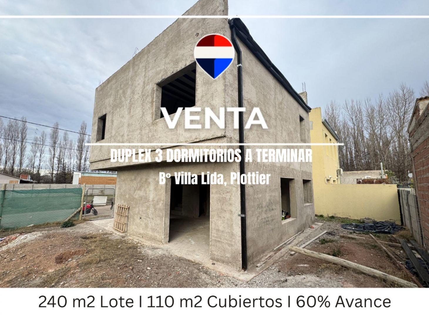 Foto de VENTA DUPLEX A TERMINAR I B° VILLA LIDA I PLOTTIER, imagen 2