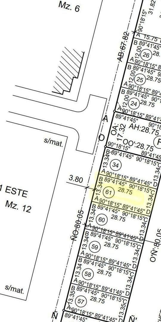 VENTA DE LOTE SOBRE CALLE RAFAELA - ESPERANZA
