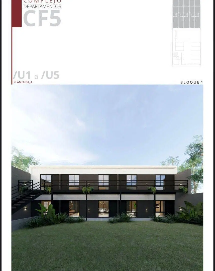 Depto Preventa 1 Dormitorio planta baja con Patio 4