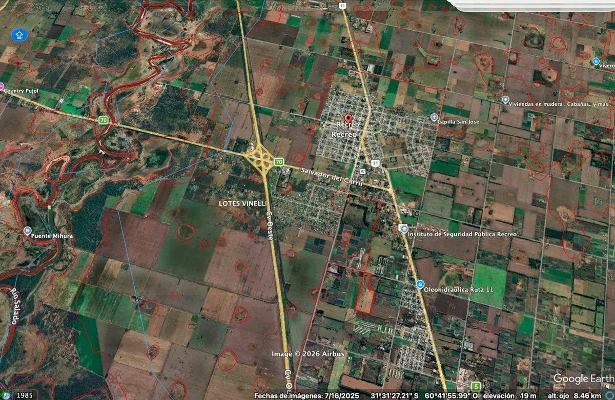 Venta terreno de 12 hectareas Recreo Sur 3