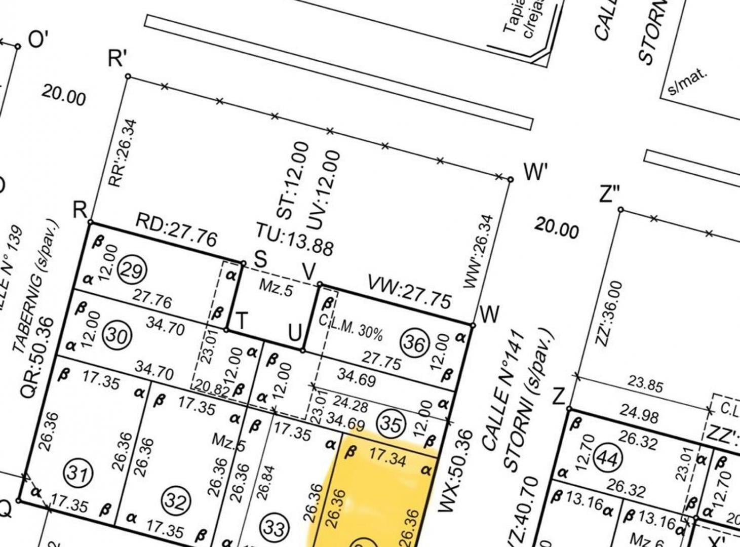 Foto de VENTA DE TERRENO SOBRE ESQUINA B.E (EN 36 CUOTAS), imagen 2