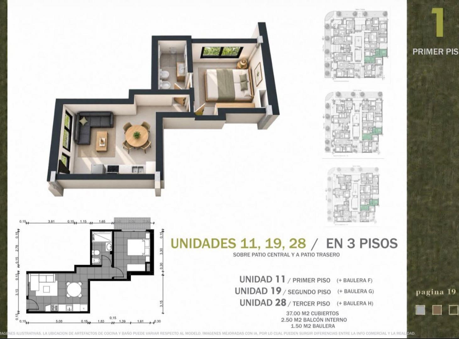 Foto de Preventa U28 Departamento un dormitorio Esperanza, imagen 4