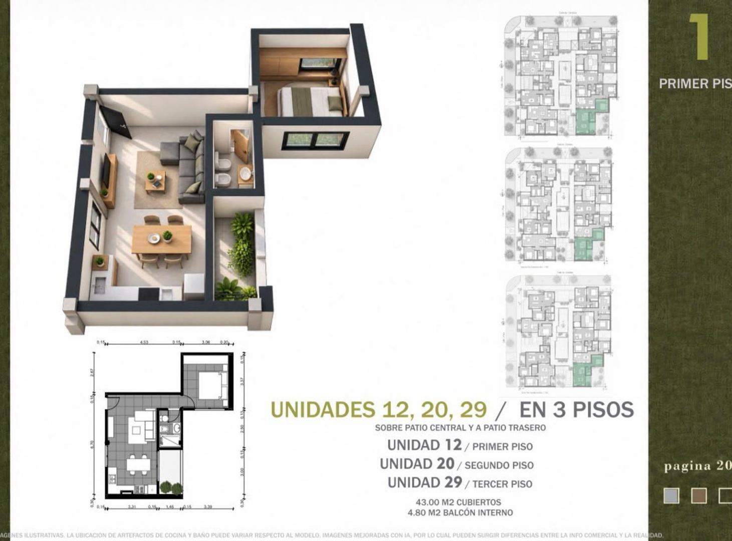 Foto de Preventa U29 departamento un dormitorio Esperanza, imagen 4