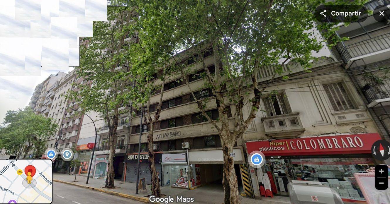 Av Santa Fe 2800 4°SS Recoleta cochera amplia u$18.000