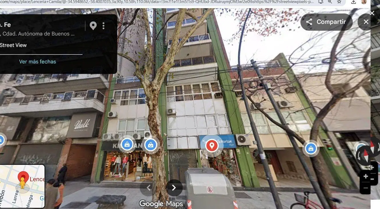 Av Santa Fe 2300 4°SS Recoleta cochera amplia u$18.000 2