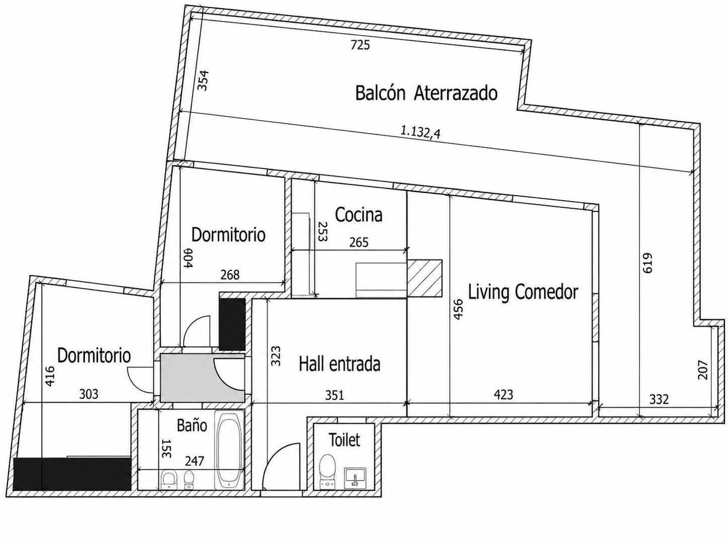 Venta Departamento 3 ambientes en Colegiales con cochera