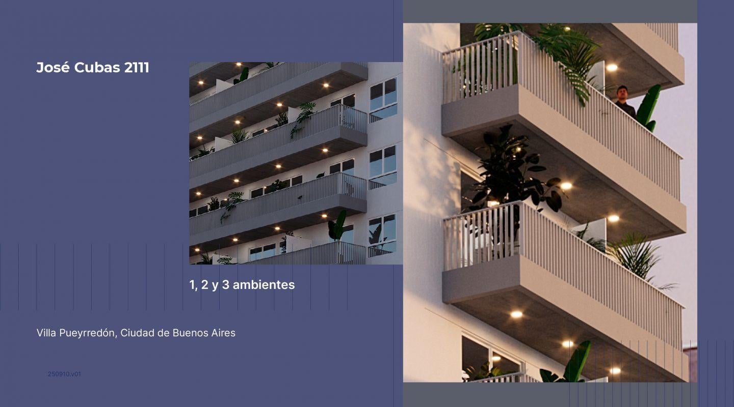 Departamento monoambiente venta Villa Pueyrredón