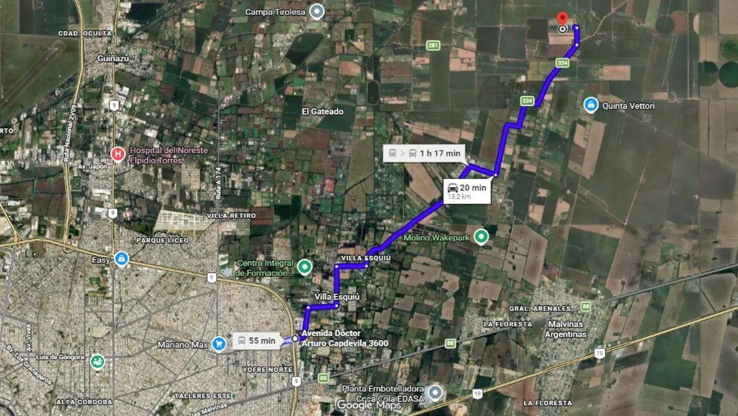 VENTA CAMPO 13 HECTAREAS ZONA VILLA ESQUIU 4