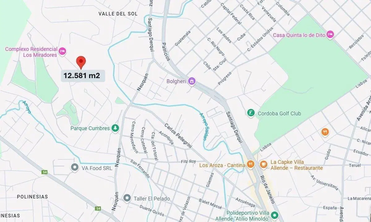 VENTA LOTE DESARROLLO DE BAJA DENSIDAD V. ALLENDE 4