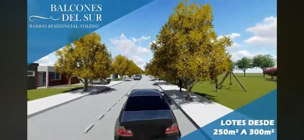 VENTA LOTE 250 MTS BALCONES DEL SUR TOLEDO CBA 3