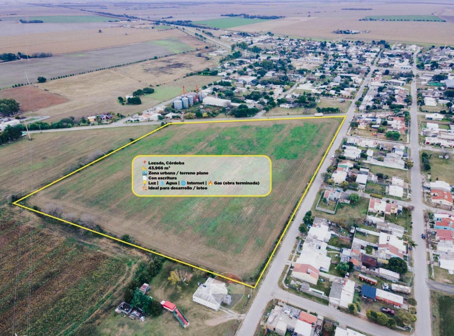 Foto de VENTA LOTE URBANO 4.4 HECTAREAS LOZADA, APTO LOTEO, imagen 1