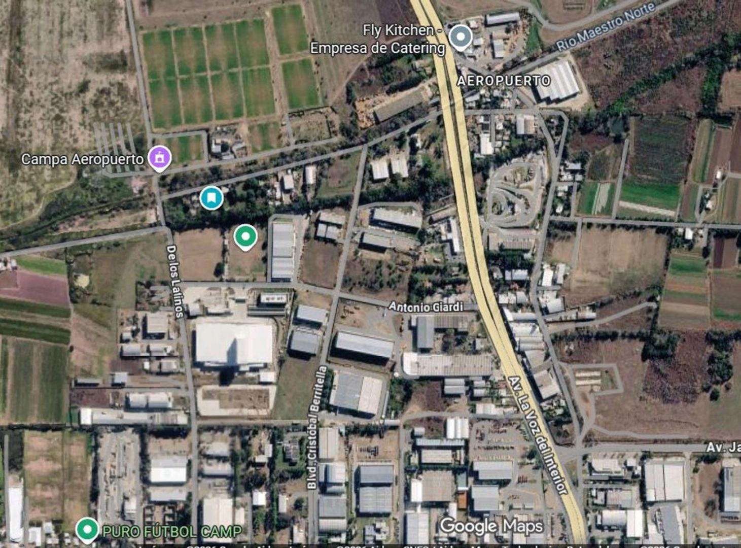 VENTA LOTE PARA GALPONES AEROPUERTO CORDOBA