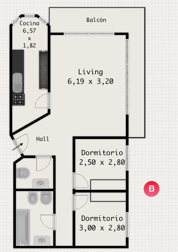 3 AMB SEMIPISO CON COCHERA FULL AMENITIES