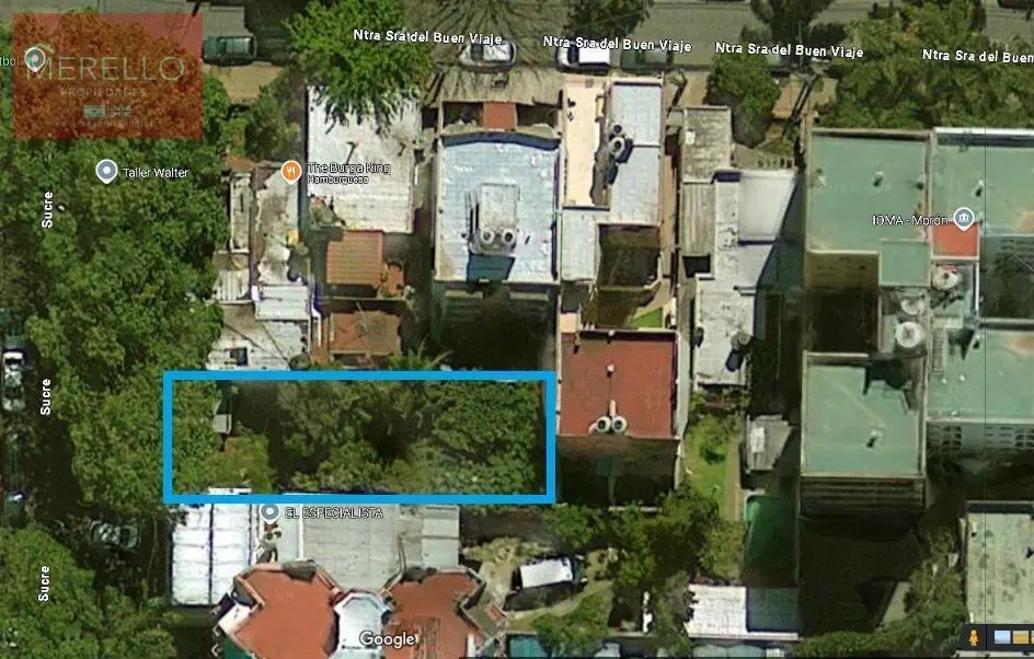VENTA TERRENO SUCRE al 300 MORON CENTRO  DE 215 M2 3