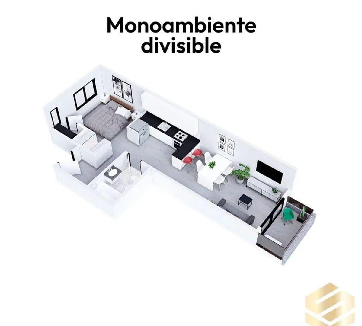 VENTA MONOAMBIENTE A ESTRENAR EN ALMAGRO