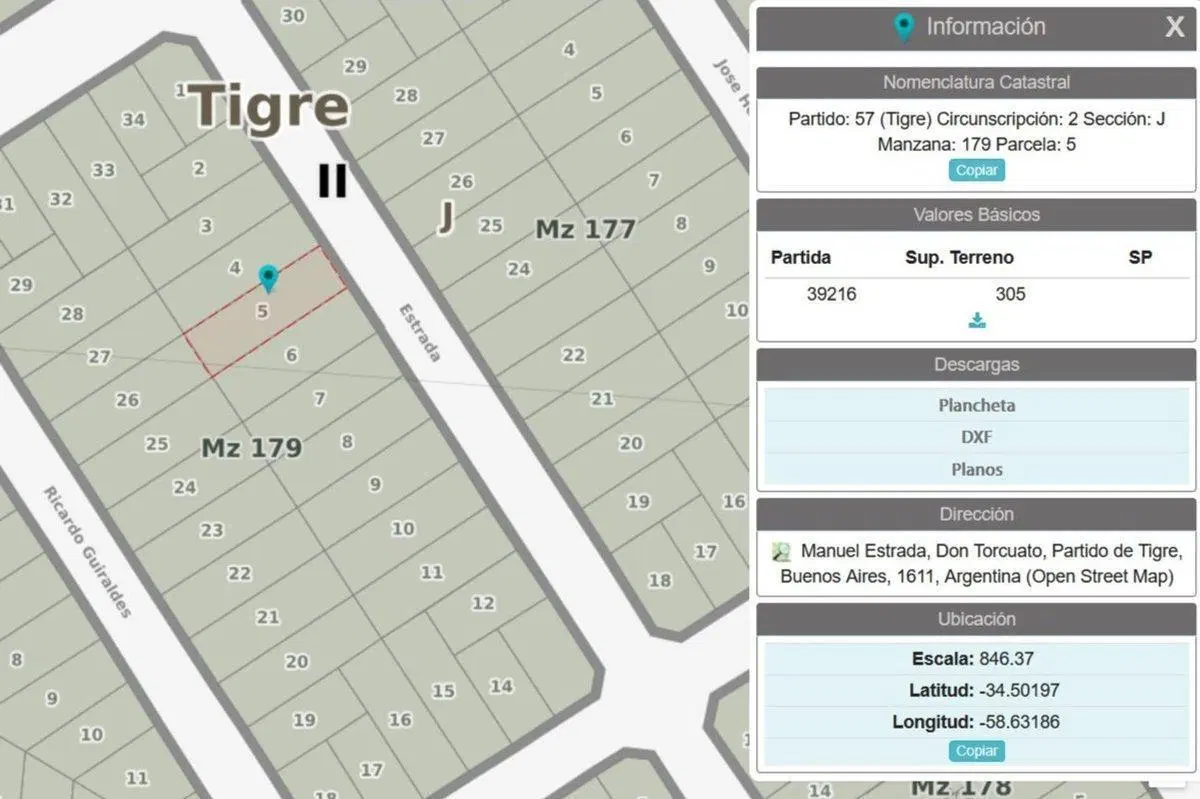 Venta Terreno 305 m Apto Crédito en Don Torcuato 3