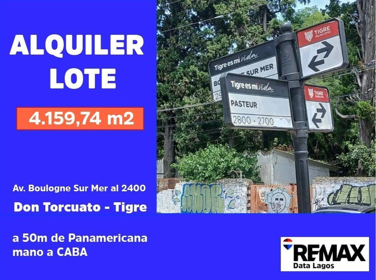 Foto de ALQUILER MACRO LOTE DON TORCUATO 50m Panamericana, imagen 1