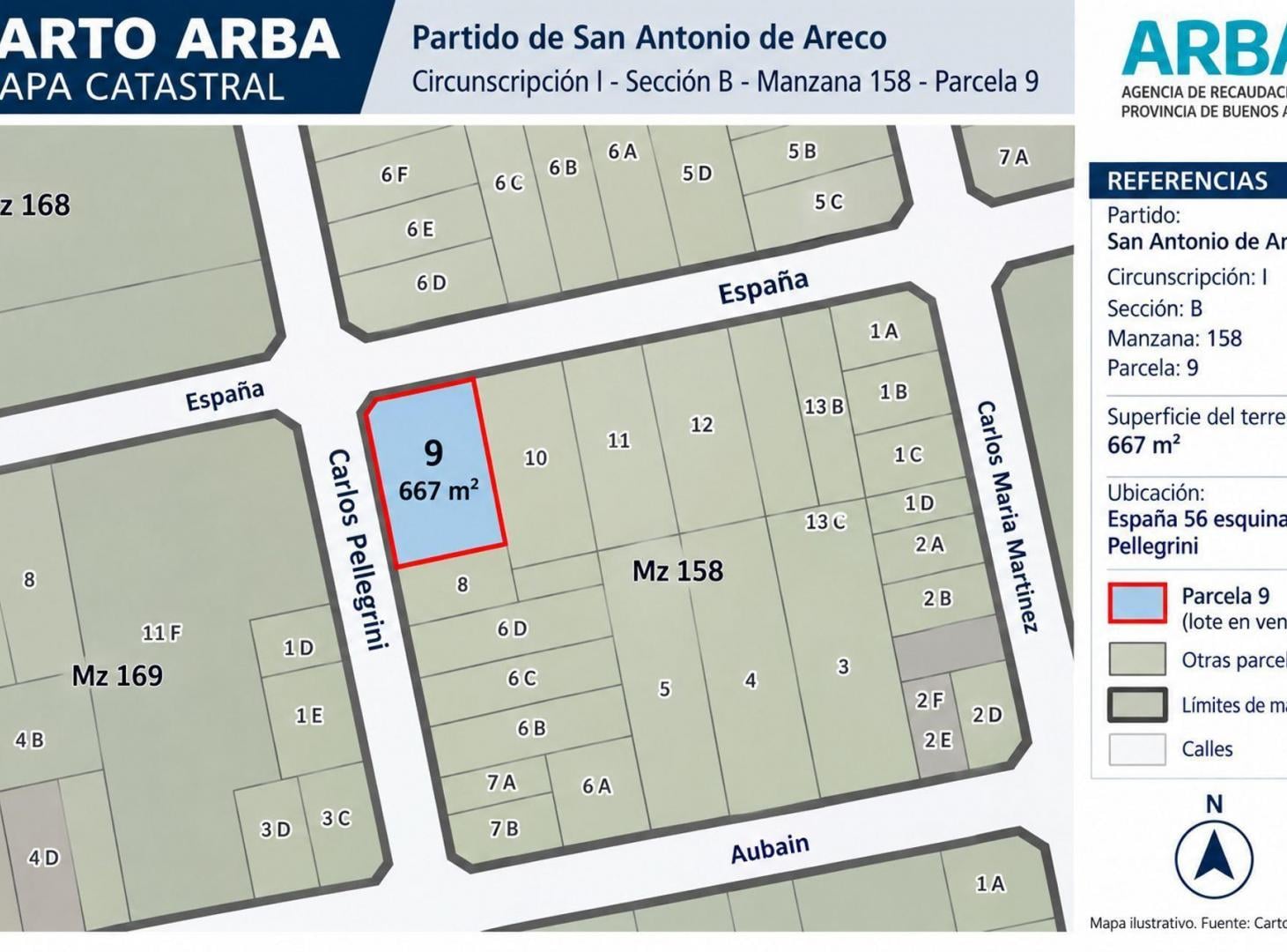 Foto de VENTA LOTE ESQUINA 667M2 SAN ANTONIO ARECO, imagen 4