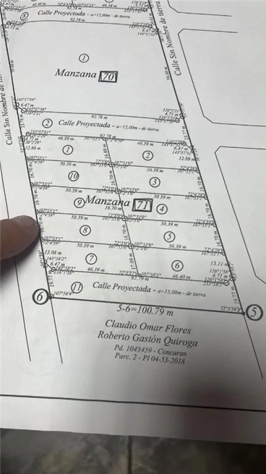 Venta San Luis terreno Lote 800,71mts Loteo Suelos Puntanos 5 4