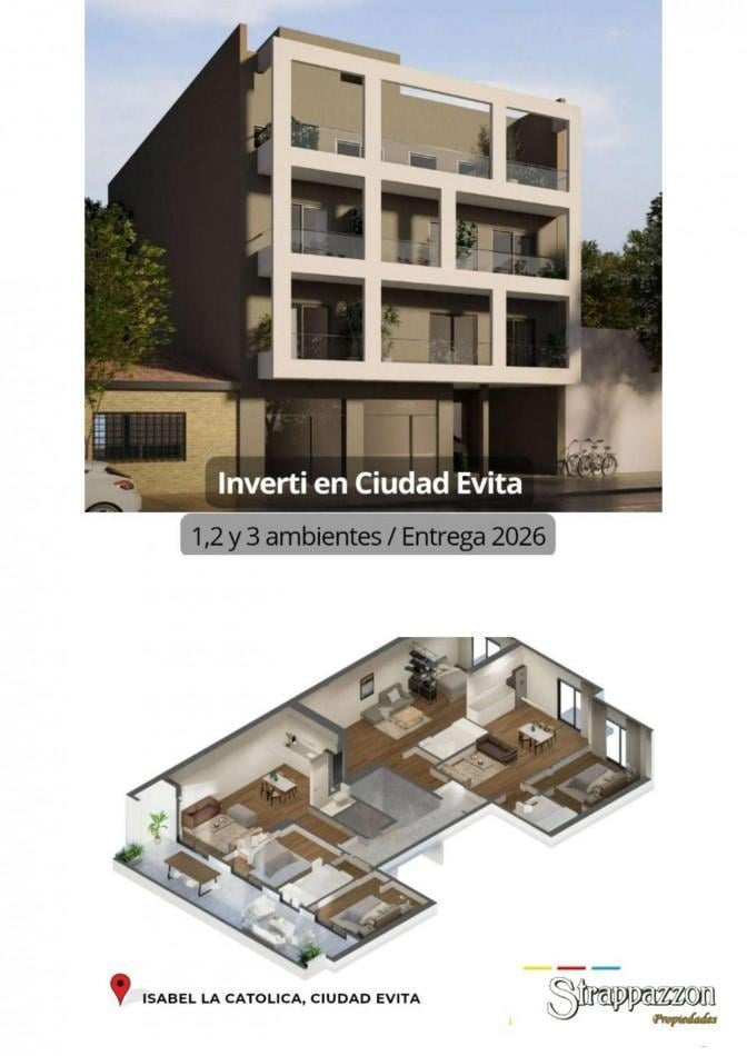 Foto de Venta Departamentos a estrenar en Pozo. Ciudad Evita. Mono-ambientes, 2, imagen 3