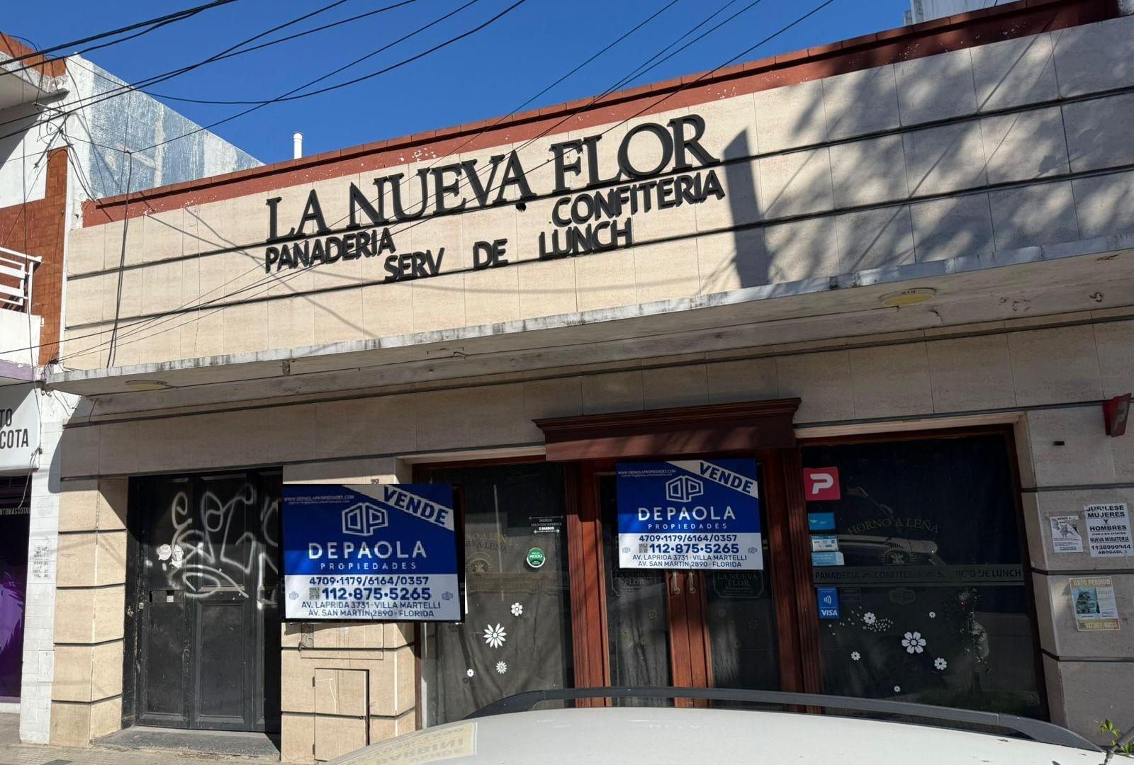 Venta Local sobre avenida con salida 2 calles - 466m2