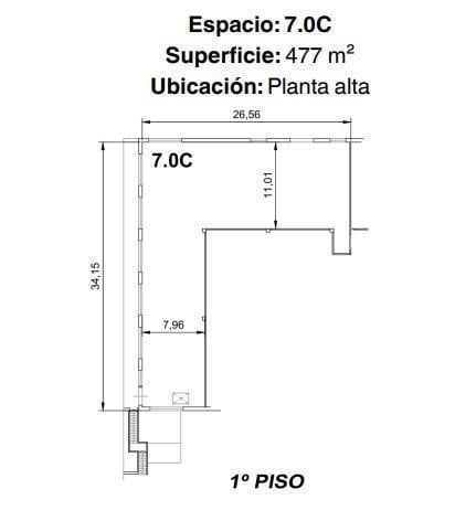 deposito galpon industrial  477M2 en PARQUE SUAREZ con operacion 24hs
