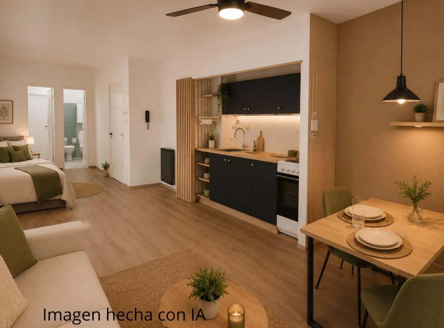 VENTA MONOAMBIENTE PALERMO CHICO CON BALCON 41M2 3