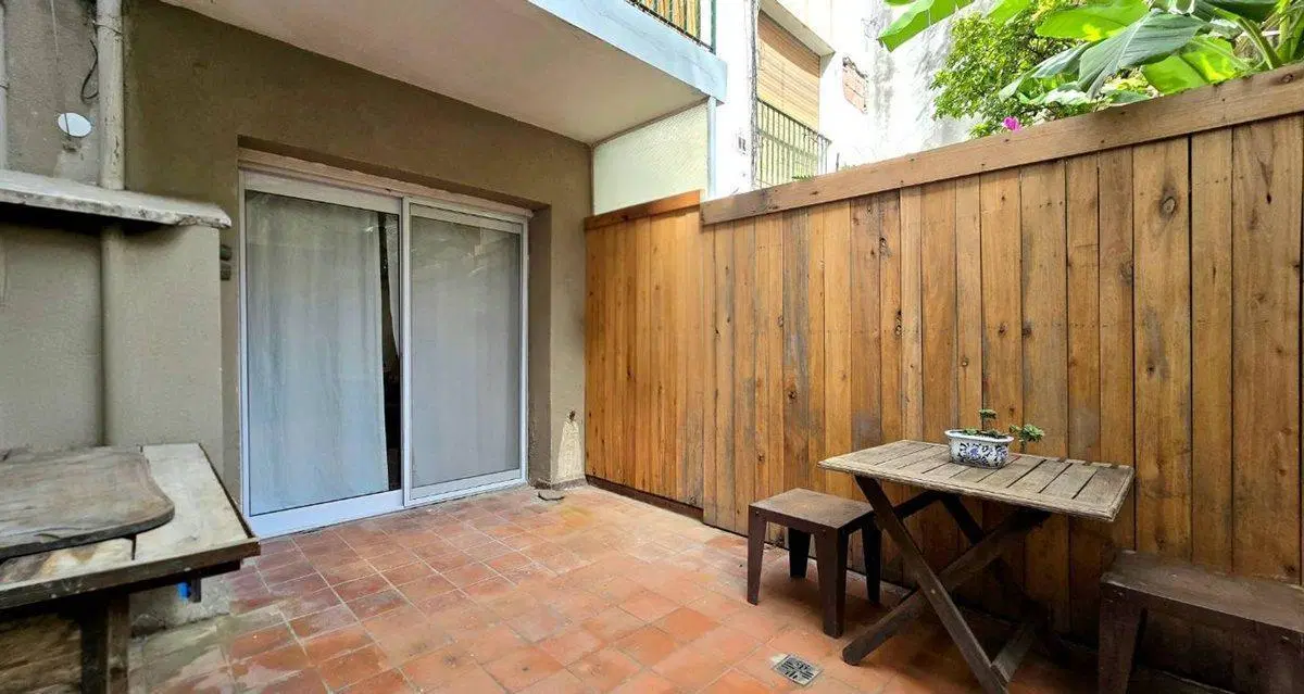 VENTA MONOAMBIENTE A NUEVO CON PATIO  PALERMO. 4