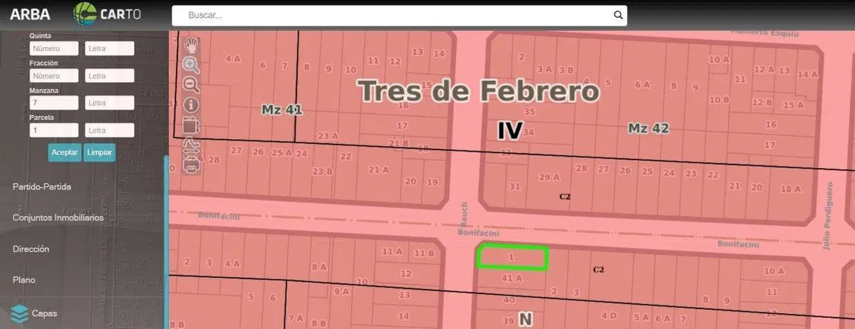 LOTE 8,35 X 26  C2 COML Y RESID CASEROS CENTRO 2