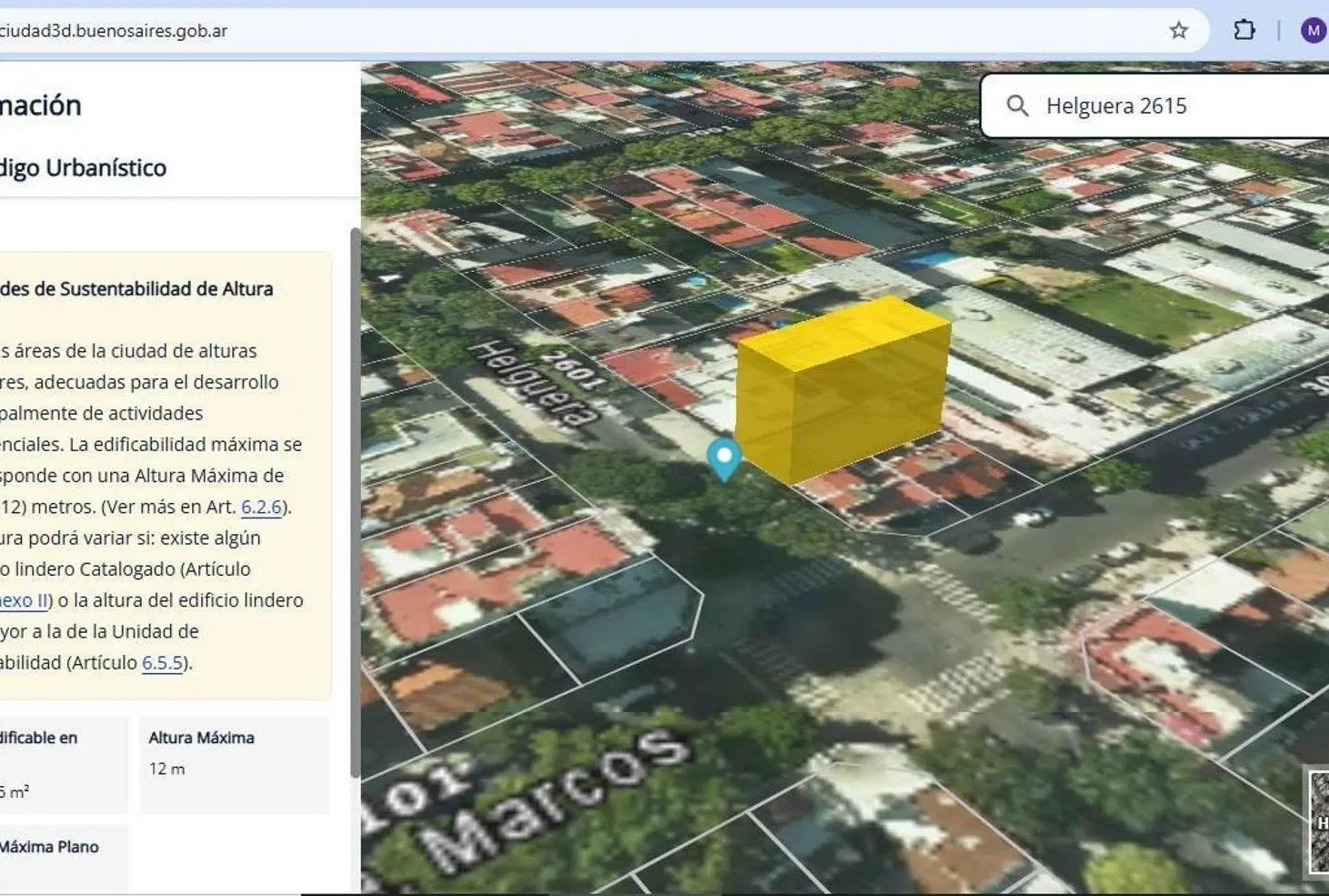 VENTA LOTE VILLA DEL PARQUE USAB1 587M CONSTRUIBLE 2