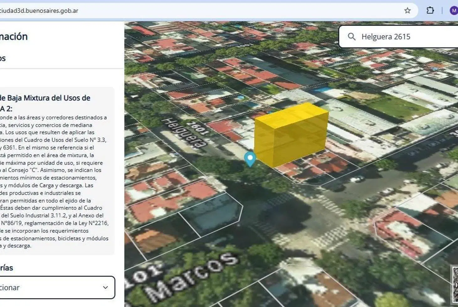 VENTA LOTE VILLA DEL PARQUE USAB1 587M CONSTRUIBLE 3