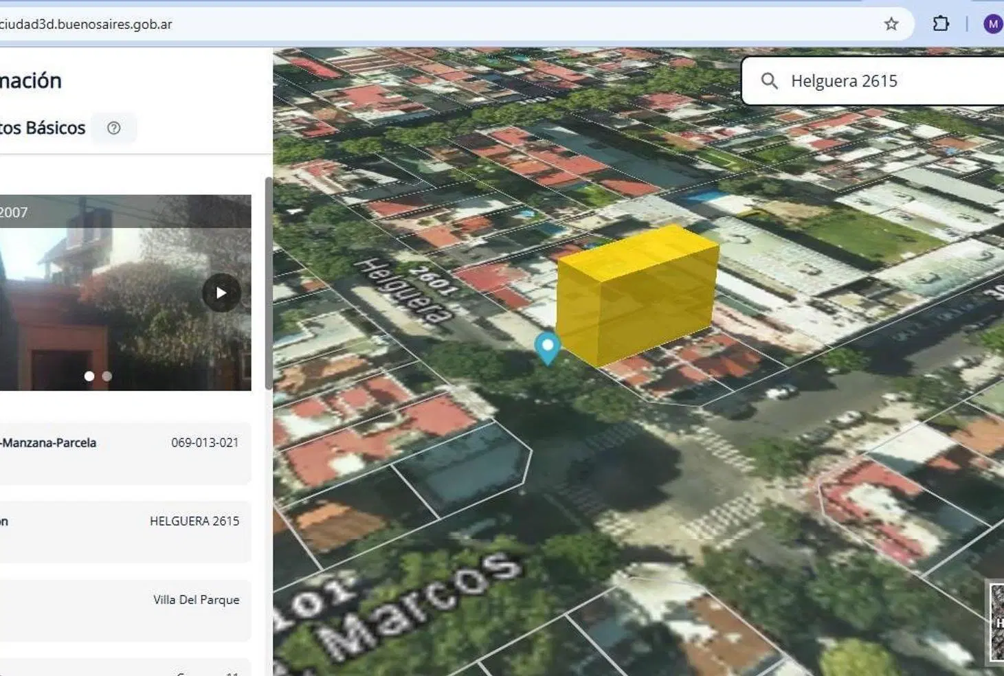VENTA CASA LOTE PROPIO A REFACCIONAR V DEL PARQUE 2