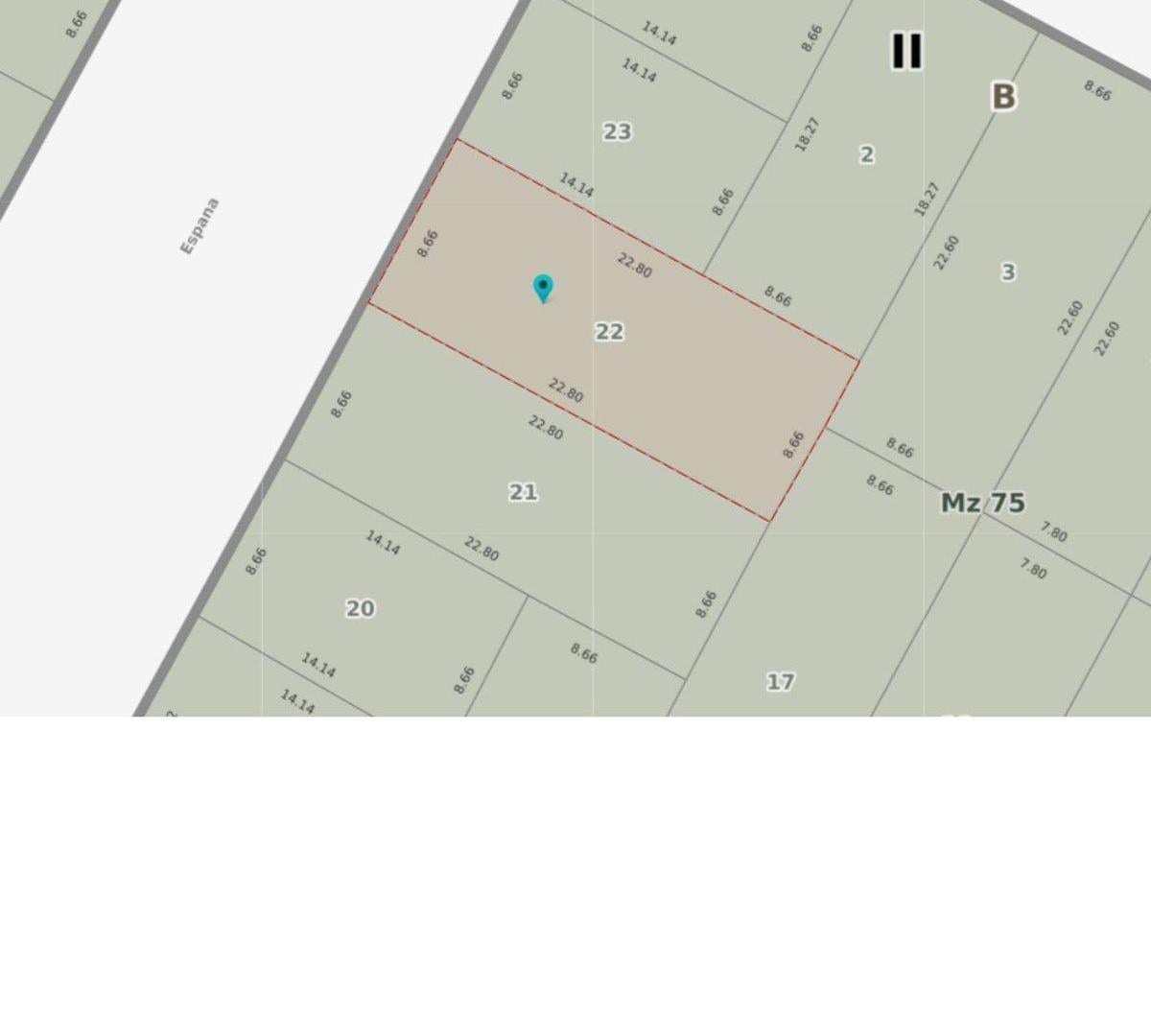 Foto de VENTA LOTE DE 197 M2 PIÑEYRO EN ESPAÑA 800, PBA, imagen 4