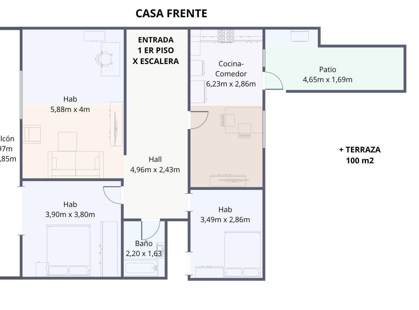 Foto de CASA EN VENTA + 2 UNIDADES IND + GALPÓN EN CASEROS, imagen 1
