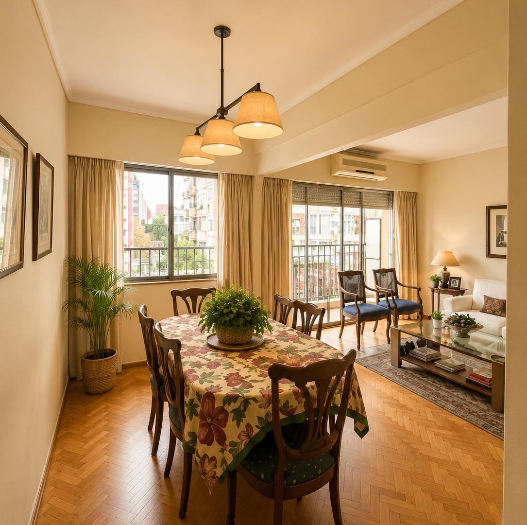 Foto de Excelente semipiso en Recoleta 3 dorm balcón contrafrente 105 m² Mt de, imagen 3