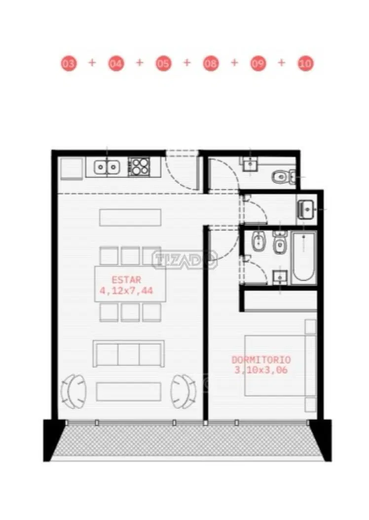 Departamento  en Alquiler en Delta, Tigre, G.B.A. Zona Norte 2