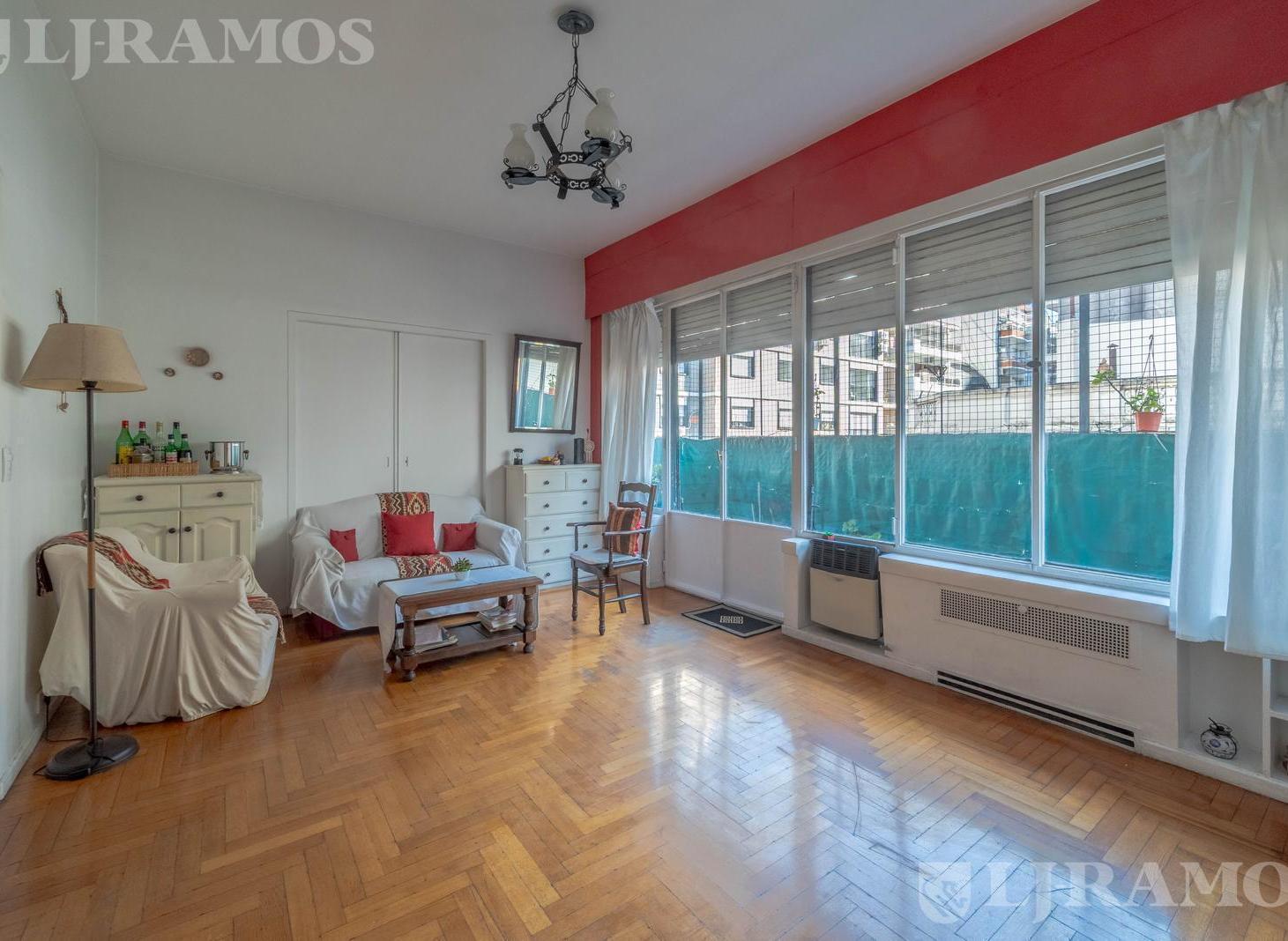 Departamento de 3 amb con balcon al frente