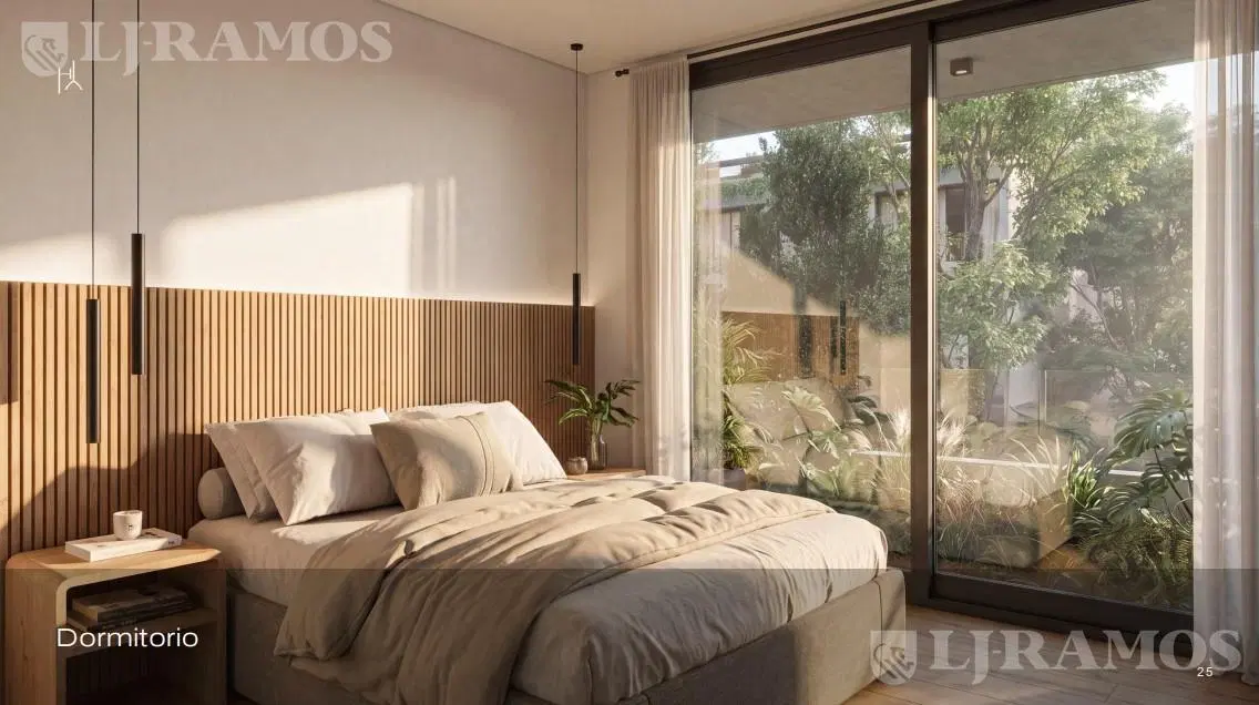 4 ambientes con jardin canchero y moderno en venta en La Horqueta 5