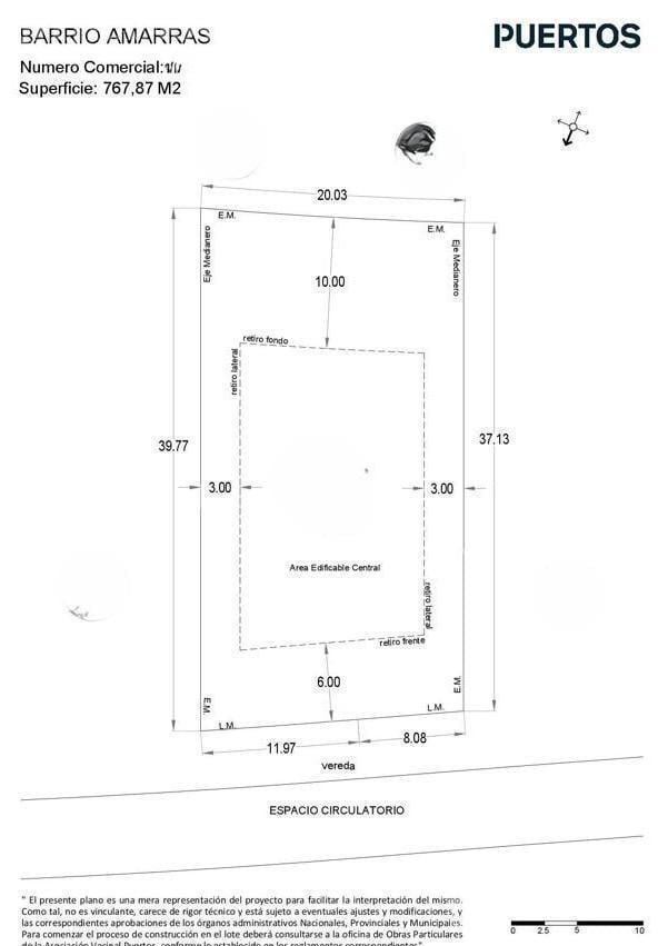 Foto de Lote en venta Amarras 294 - Interno - Barrio Amarras Puertos Escobar, imagen 3