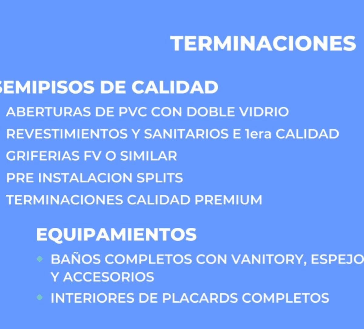 Departamentos en Semipisos de 3 Amb. a Estrenar C/cochera 2