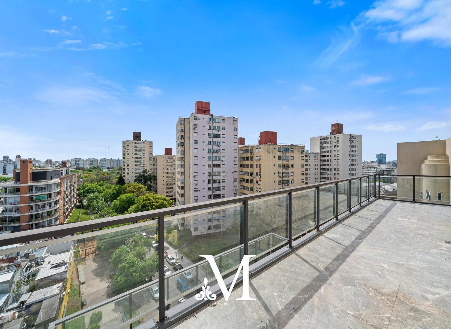 Departamento a estrenar con terraza propia, amenities, cochera y seg. 24 h