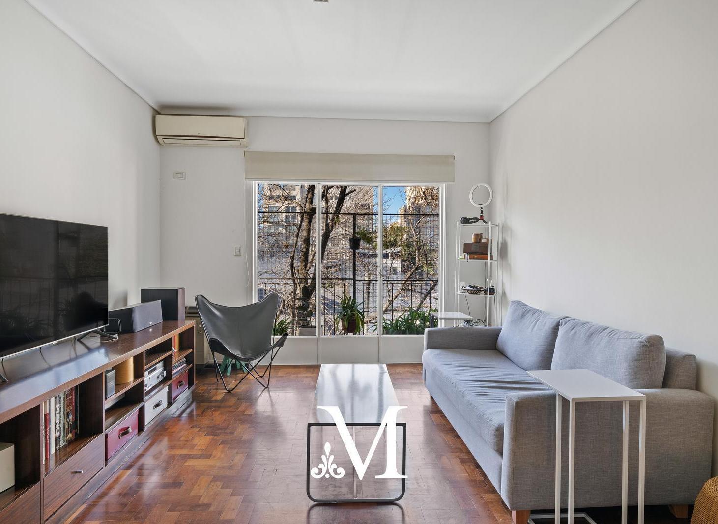 Departamento Bajo Belgrano, 3 ambientes luminoso, balcón, vista verde