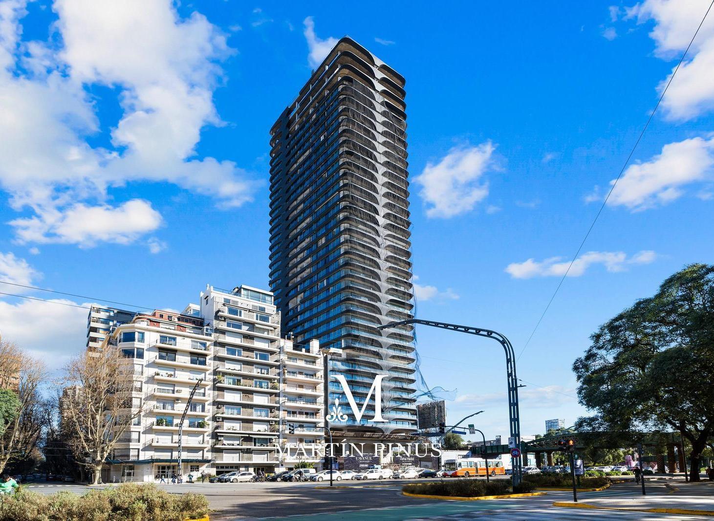 L' AVENUE - ZAHA HADID - SEMIPISO ALTISIMO - 411 METROS - 5 AMB. C/2 COCH - ROSEDAL