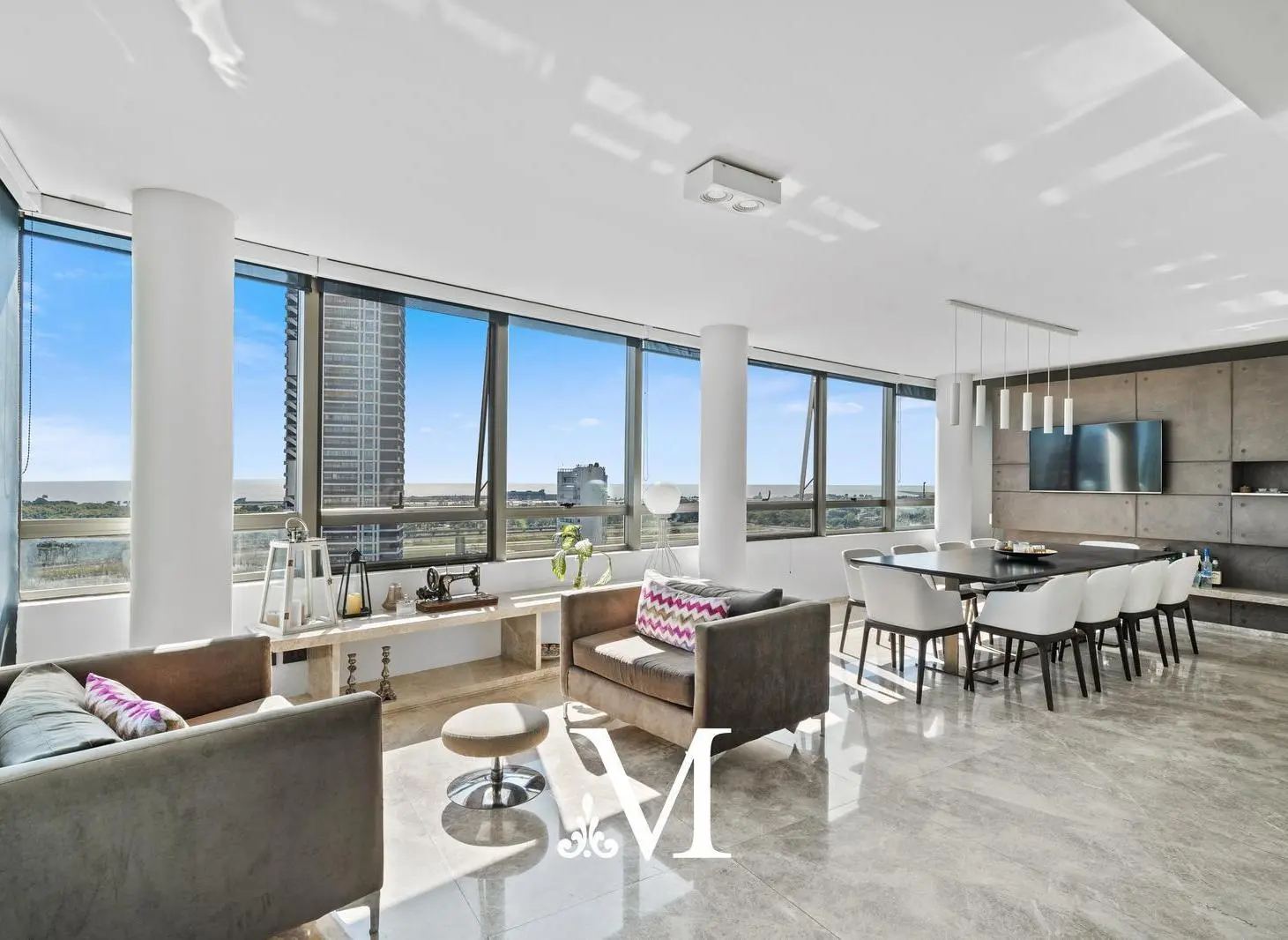 Venta Departameto Torre Penthouse, 5 Aambientes Vista al Rio, 3 Coch, Full Amenities , Las Cañitas 3